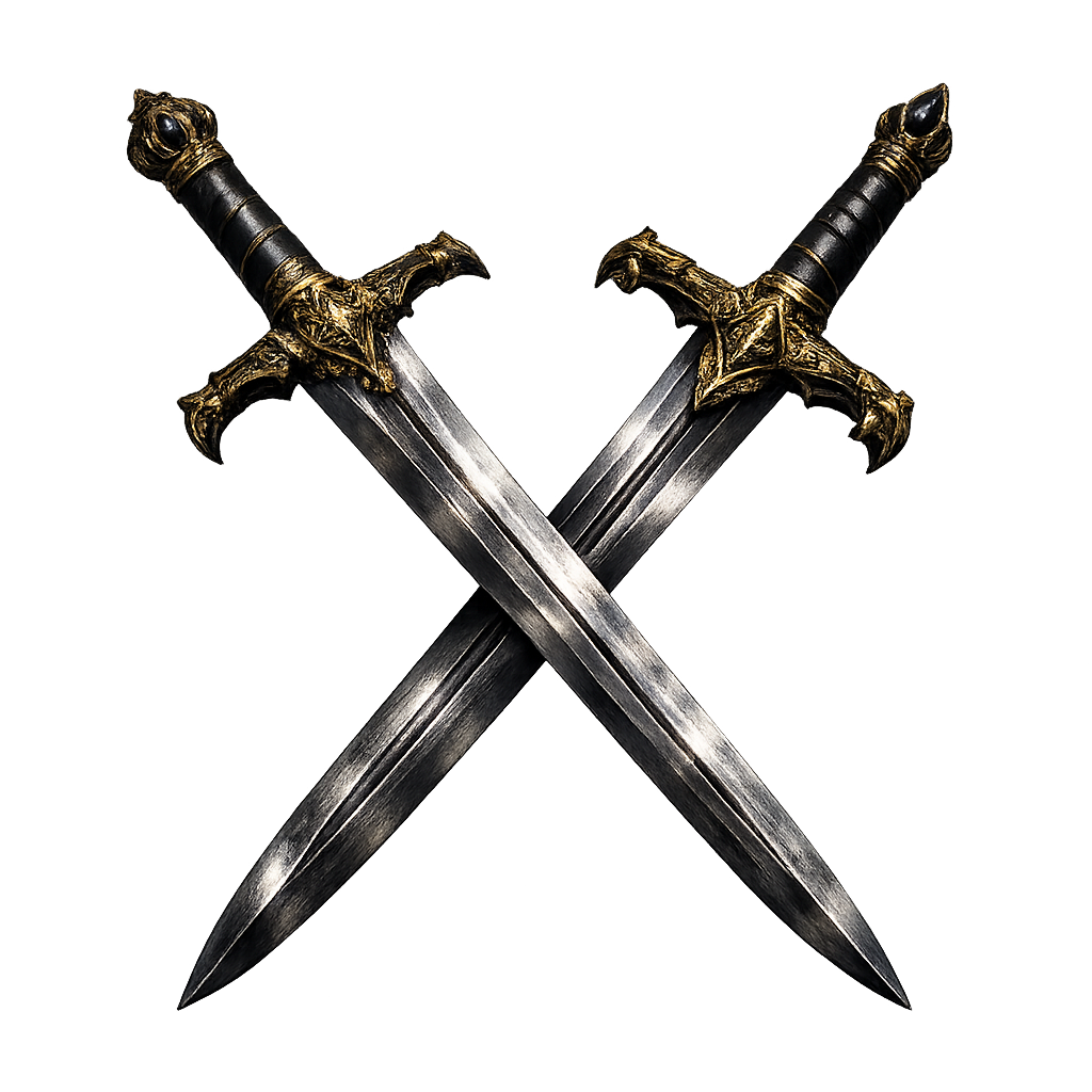crossed swords